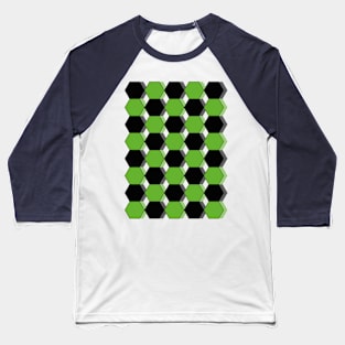 Hexagons Baseball T-Shirt